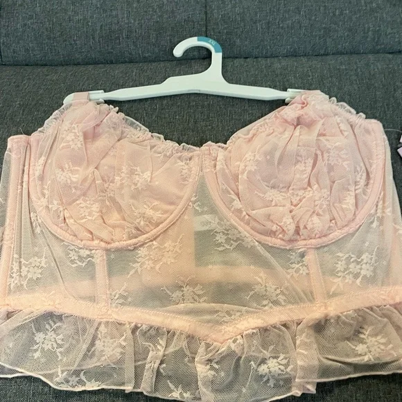 Target Pink Lace Bralette - Picture 2 of 4